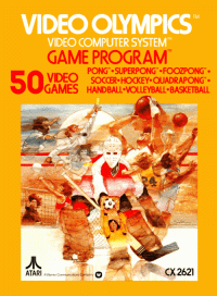 Video Olympics Atari 2600  box art